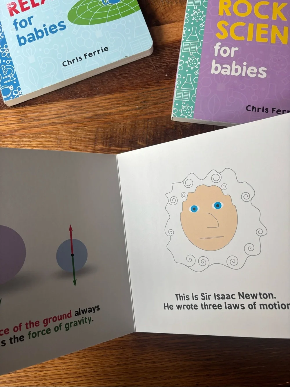 Baby Science Board Book Set - Green, Purple, Light Blue
